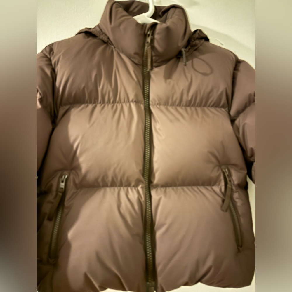 Aritzia Mega Puff Jacket in Brown